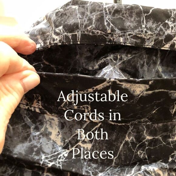 FITWEAR - 🎉HP🎉NWT -L Sz L (10) The Lush Windbreaker/Full Zip/Black/White Marbled - Picture 5 of 16